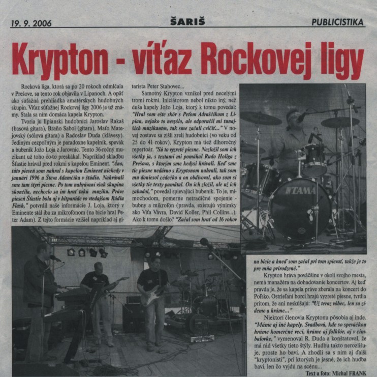 Korzár: Krytpon - víťaz rockovej ligy