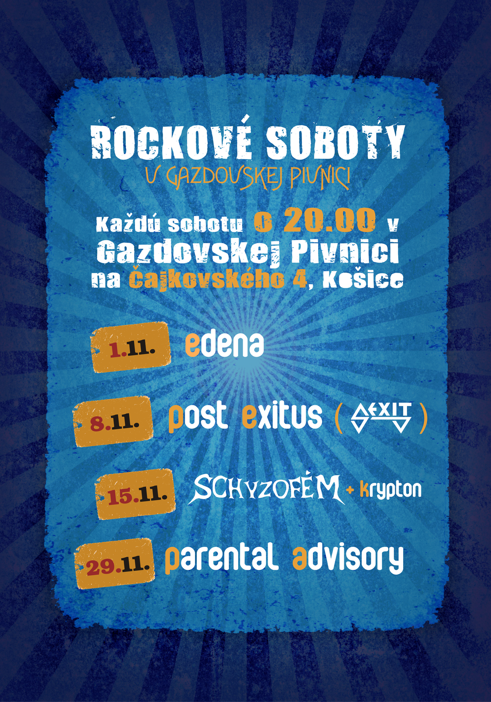 Koncert Krypton Gazdovská pivnica
